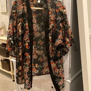 Mudd Floral Kimono Jacket